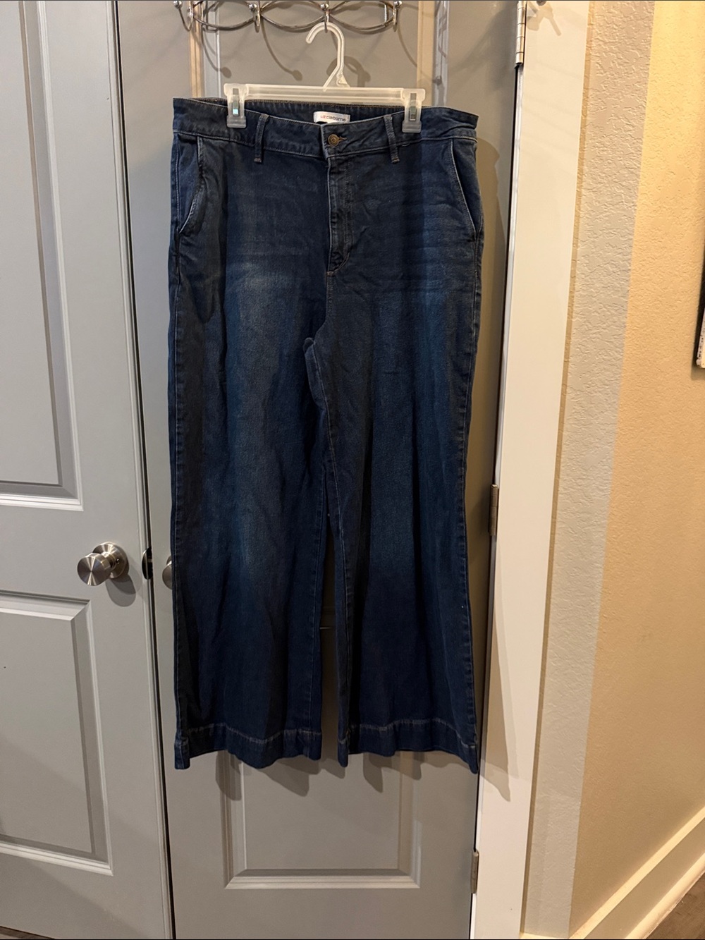 Liz Claiborne Dark Blue Wide Leg Jeans